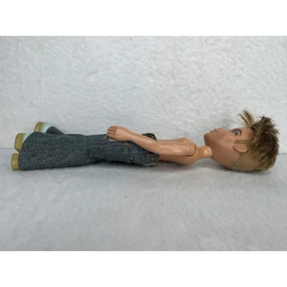 Bratz Boy Doll 2002 MGA Nude‎ w Jeans Blue Eyes Blonde Cameron Y2k